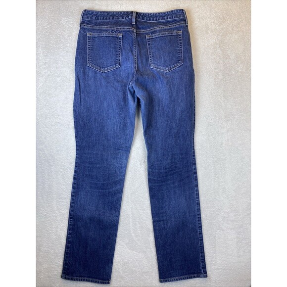 Eddie Bauer Slightly Curvy Straight Jeans Women's 10 Denim Blue Jeans - Picture 9 of 9